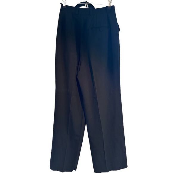 Vintage Nordstrom Bill Blass Womens Black Wool Sz 2  Pants Slacks - Picture 2 of 7